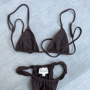 Belle the label cocoa swimsuit